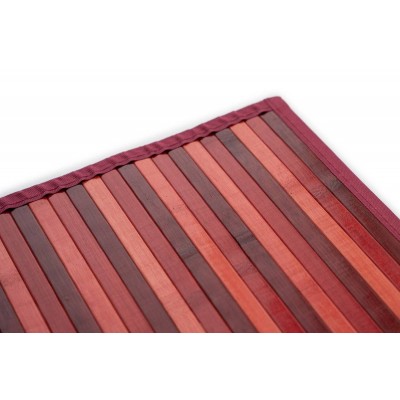 Sdim Πατάκι Κουζίνας Bamboo 003 Κόκκινο 50x130εκ.
