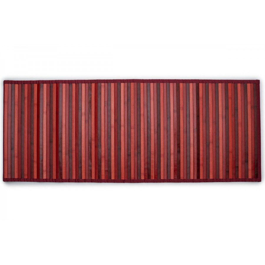 Sdim Πατάκι Κουζίνας Bamboo 003 Κόκκινο 50x130εκ.