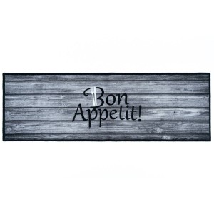 Sdim Πατάκι Κουζίνας με Αντιολισθητικό Υπόστρωμα Cook & Wash 702 Bon Grey Slats 50x150εκ.