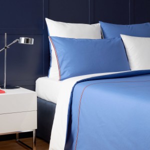 Παπλωματοθήκη Υπέρδιπλη Ribbon Γαλάζιο 240X220 Tommy Hilfinger
