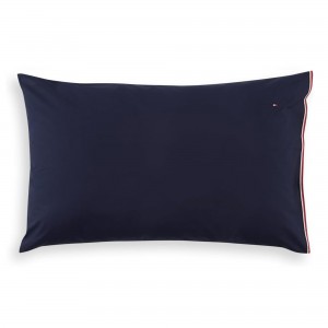 Παπλωματοθήκη Υπέρδιπλη Ribbon Μπλε Σκούρο 240X260 Tommy Hilfinger