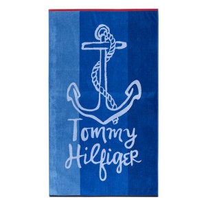 Πετσέτα Θαλάσσης Seaside Μπλε 90X160 Tommy Hilfinger